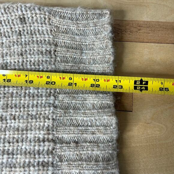 KUT from the Kloth Women’s Cream Tutleneck Sweater Size Medium Chunky Oversized - Picture 8 of 9